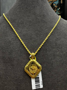 قلاده ربع ليره اصليه  — 21K gold 6.49g — Cullinan Jewellery